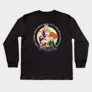 The Sanderson Sisters Kids Long Sleeve T-Shirt